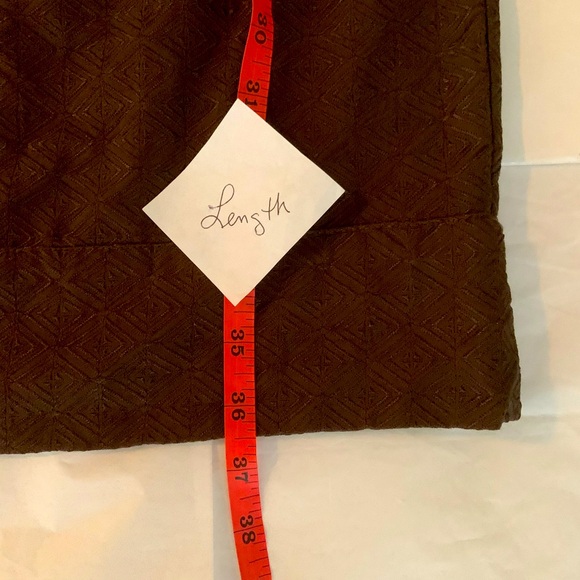 White House Black Market Size 6 Espresso Embroidered Sleeveless Shift Dress NWT - Picture 9 of 12